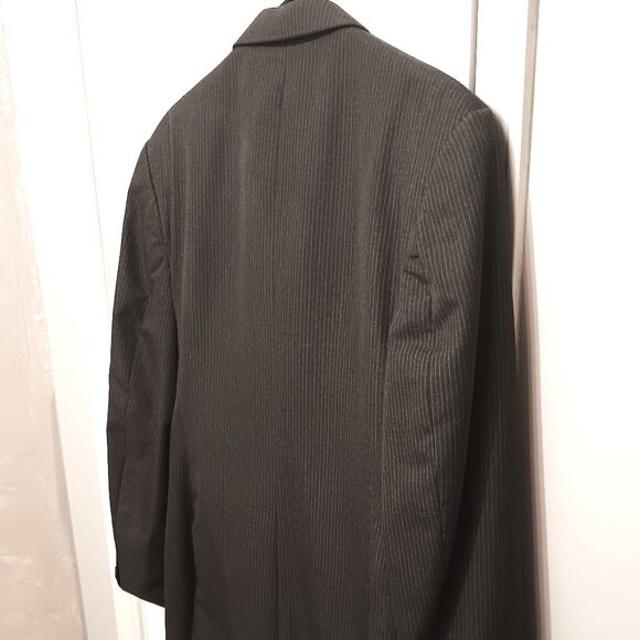 Michael Kors Men 2 Piece Gray Pinstripe Suit - Picture 5 of 16